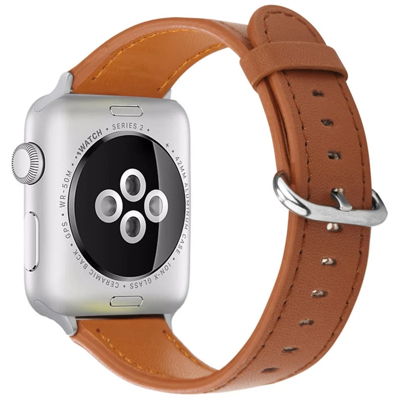 Absolut Zuverlässig Apple Smartwatch Echtes Leder Universell Armband
