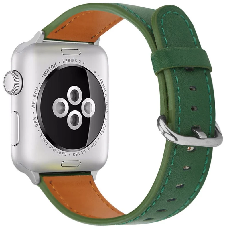 Super Cool Apple Smartwatch Echtes Leder Universell Armband