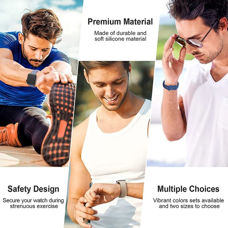 Unglaublich Bequem Apple Smartwatch Silikon Universell Armband