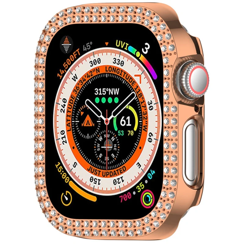 Apple Watch Series 10 46mm Strass und Silikon Bumper