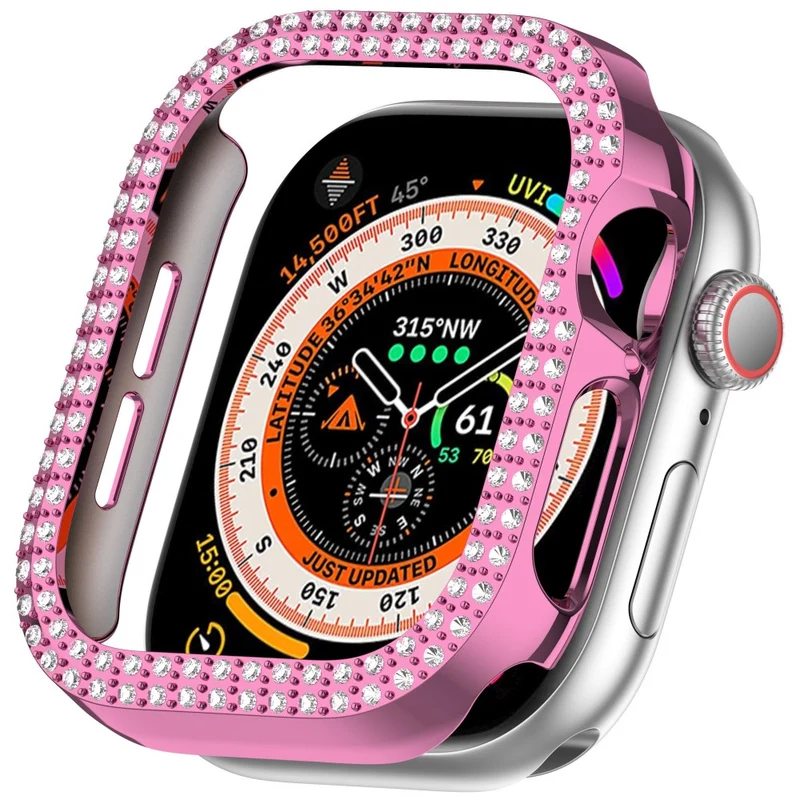 Apple Watch Series 10 46mm Strass und Silikon Bumper