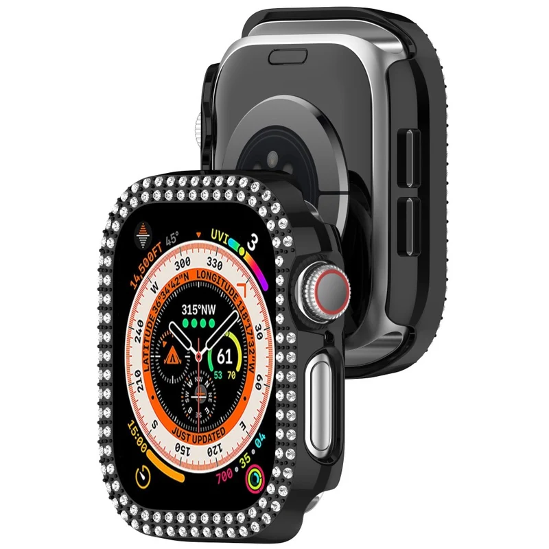 Apple Watch Series 10 46mm Strass und Silikon Bumper