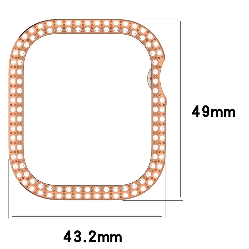 Apple Watch Series 10 46mm Strass und Silikon Bumper