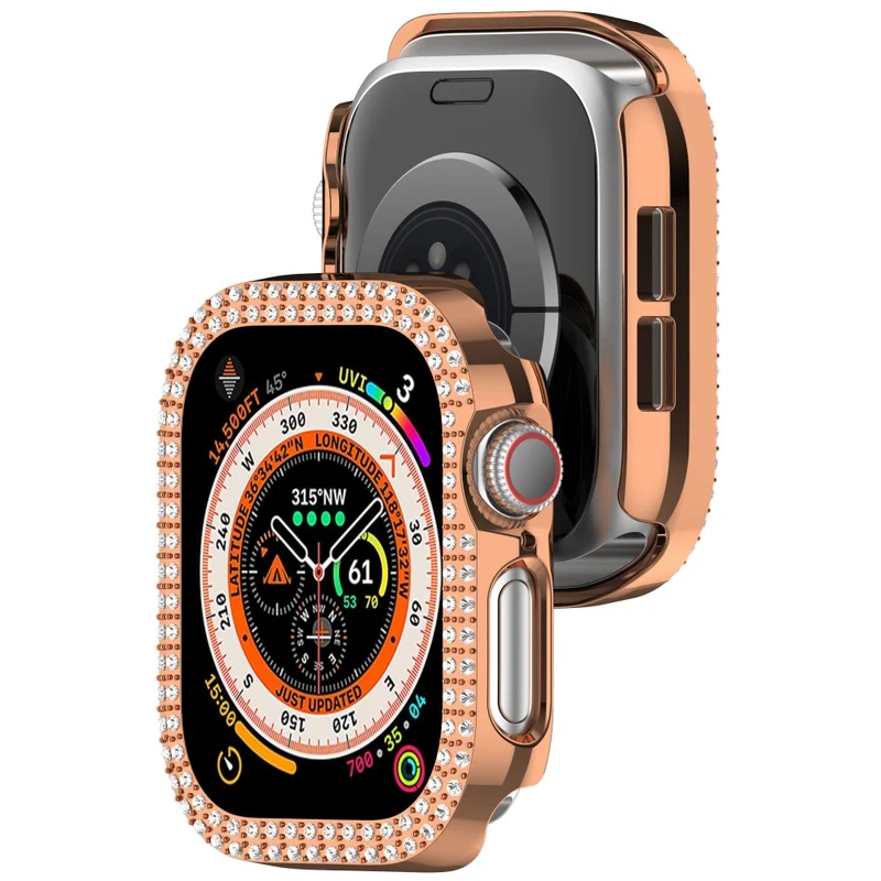 Apple Watch Series 10 42mm Strass und Silikon Bumper