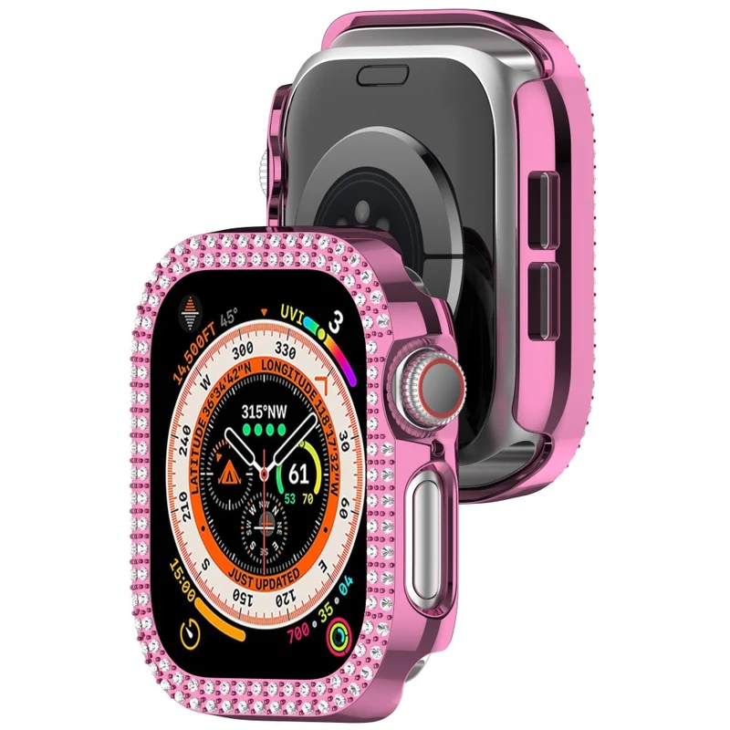 Apple Watch Series 10 42mm Strass und Silikon Bumper