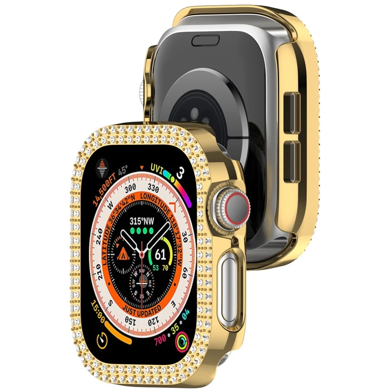 Apple Watch Series 10 42mm Strass und Silikon Bumper
