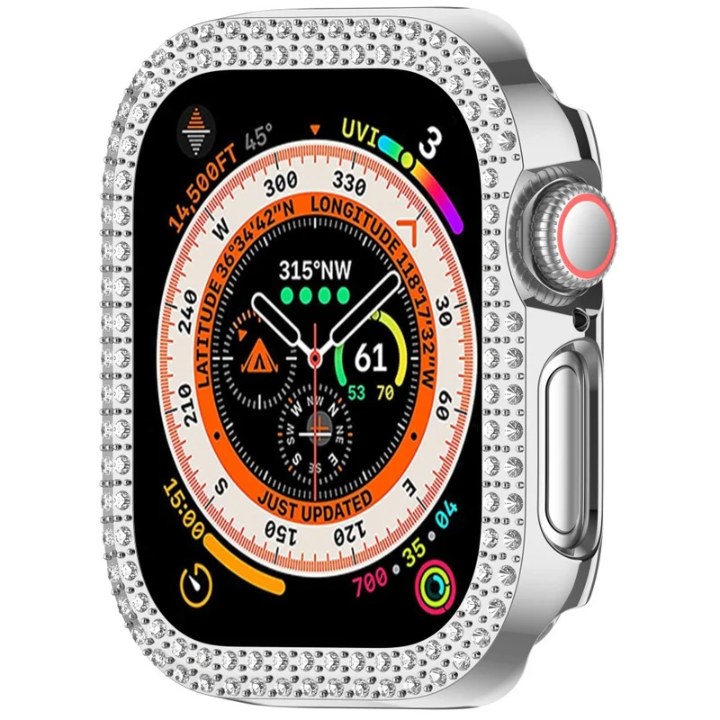 Apple Watch Series 10 42mm Strass und Silikon Bumper