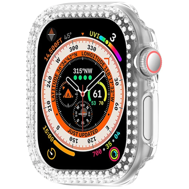 Apple Watch Series 10 42mm Strass und Silikon Bumper