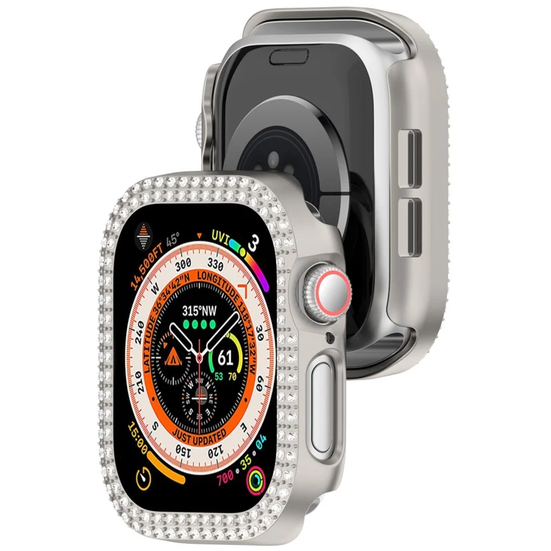Apple Watch Series 10 42mm Strass und Silikon Bumper
