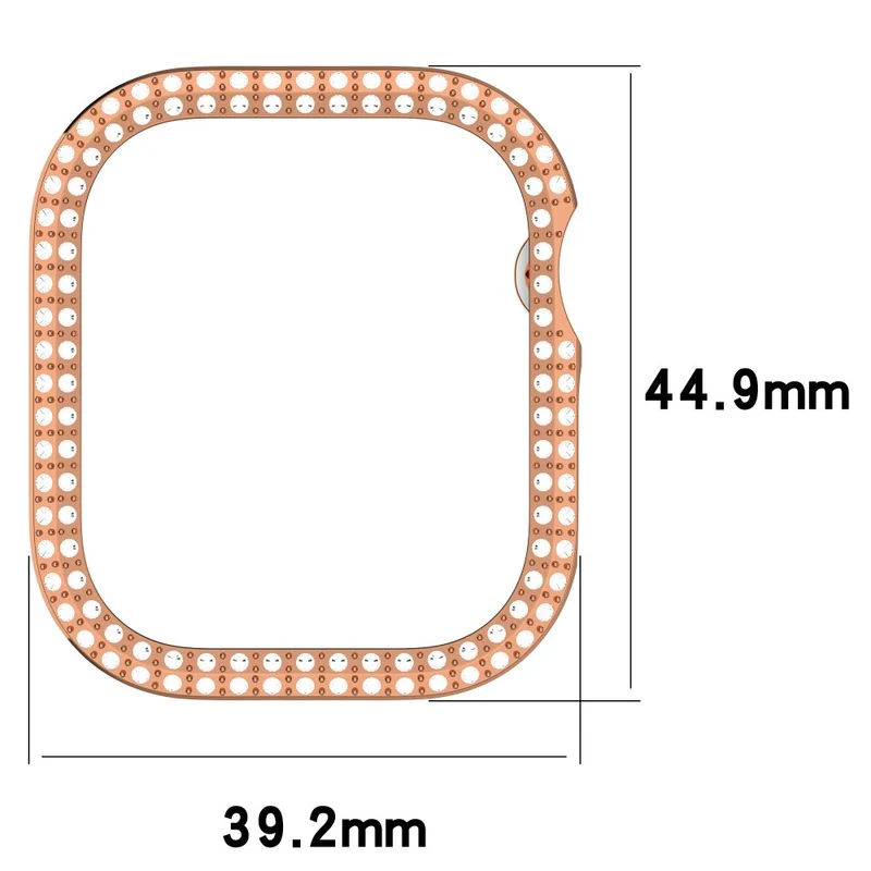 Apple Watch Series 10 42mm Strass und Silikon Bumper