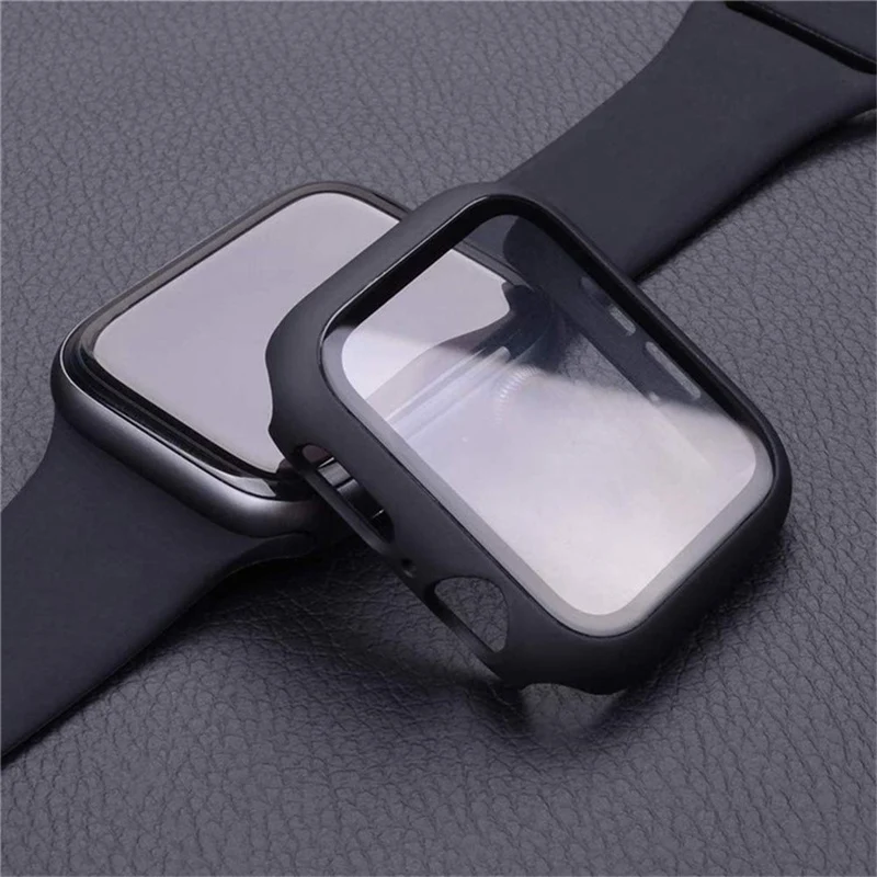 Absolut Schön Apple Watch Series 10 42mm Hülle mit Displayschutz in Glas und Silikon