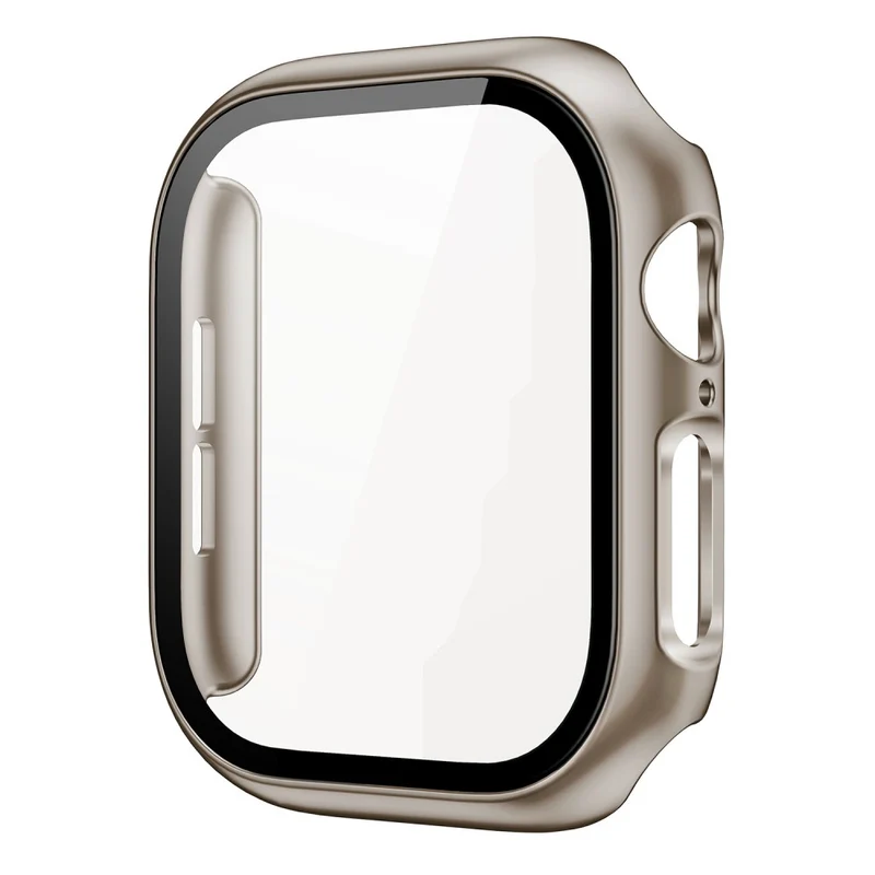 Absolut Schön Apple Watch Series 10 42mm Hülle mit Displayschutz in Glas und Silikon