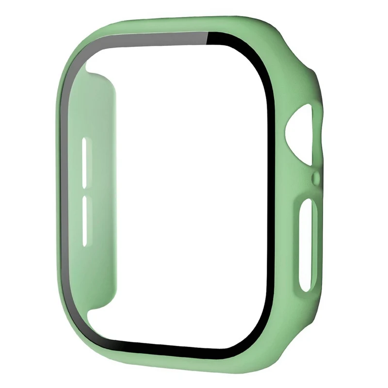 Auffallend Modisch Apple Watch Series 10 46mm Hülle mit Displayschutz in Glas und Silikon