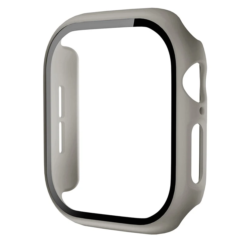 Auffallend Modisch Apple Watch Series 10 46mm Hülle mit Displayschutz in Glas und Silikon