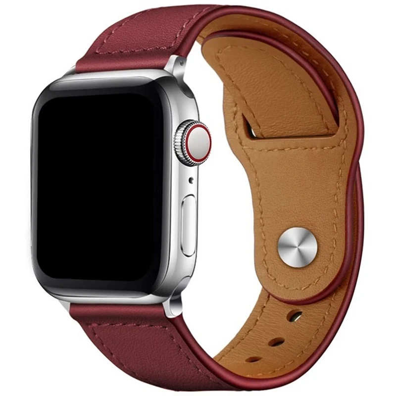 Absolut Zuverlässig Apple Smartwatch Kunstleder Universell Armband
