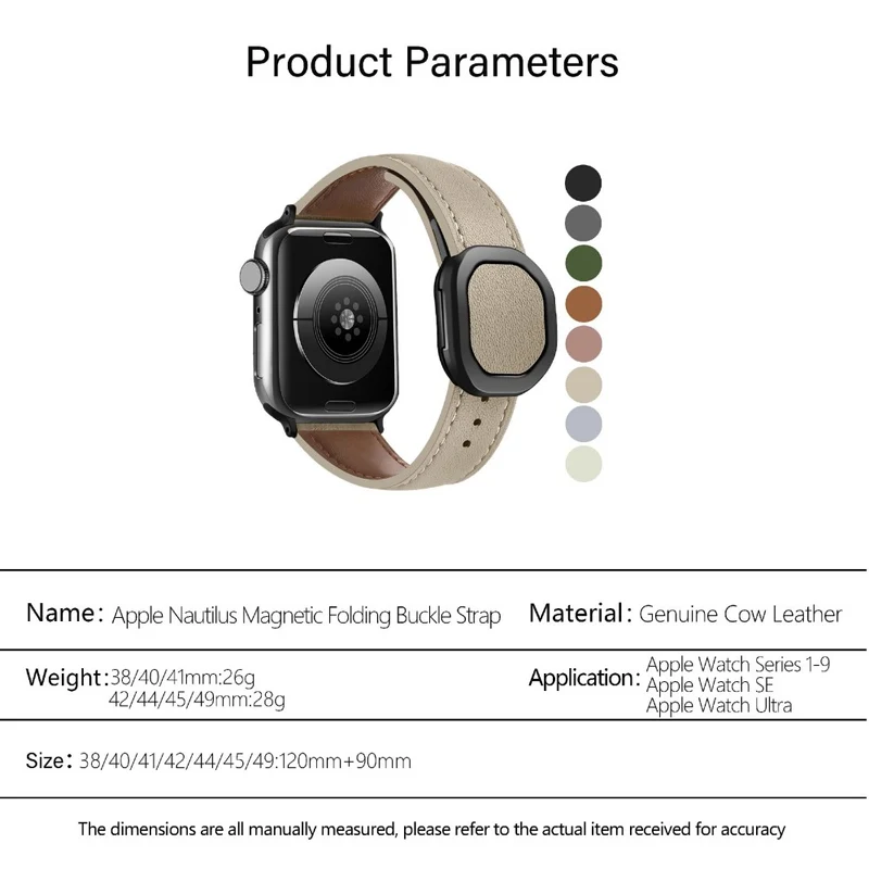 Super Stylisch Apple Smartwatch Echtes Leder Universell Armband