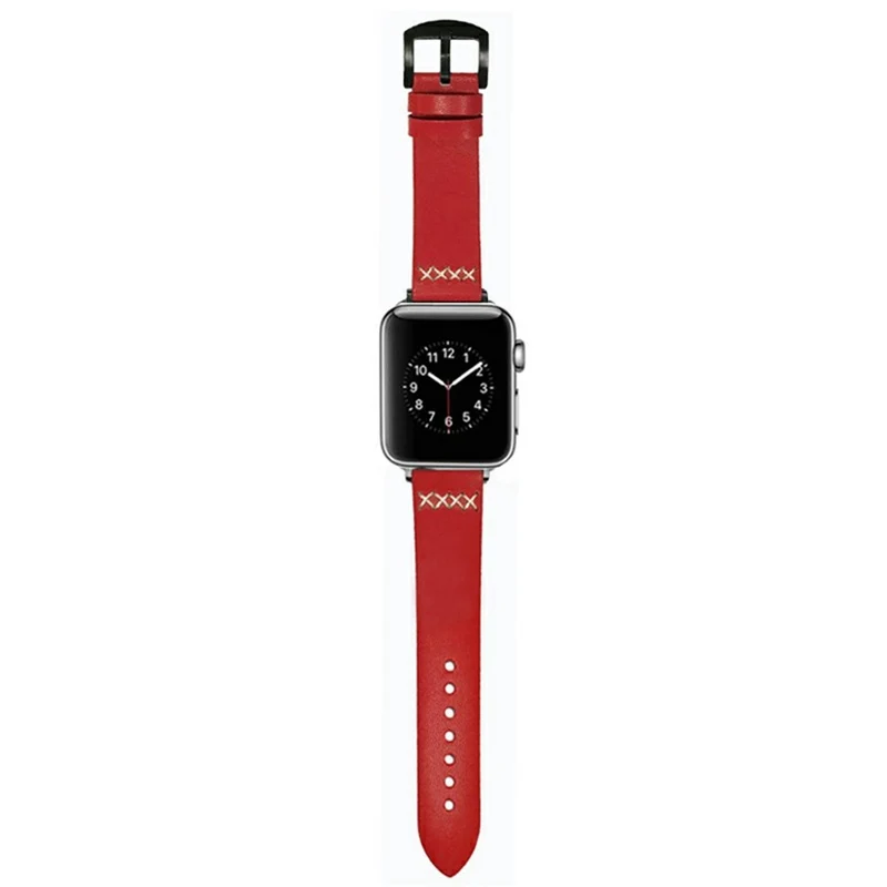 Mega Stylisch Apple Smartwatch Kunstleder Universell Armband