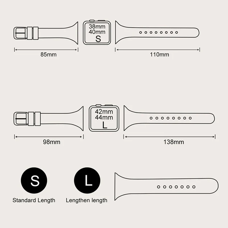 Super Süß Apple Smartwatch Silikon Universell Armband