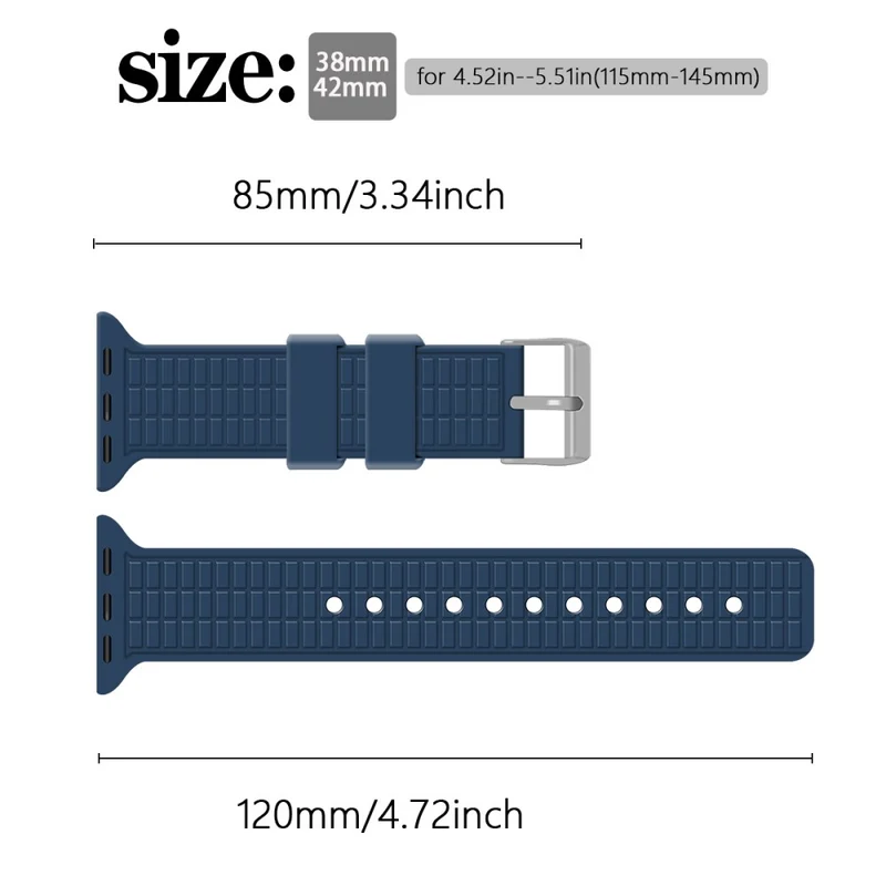 Unglaublich Süß Apple Smartwatch Silikon Universell Armband