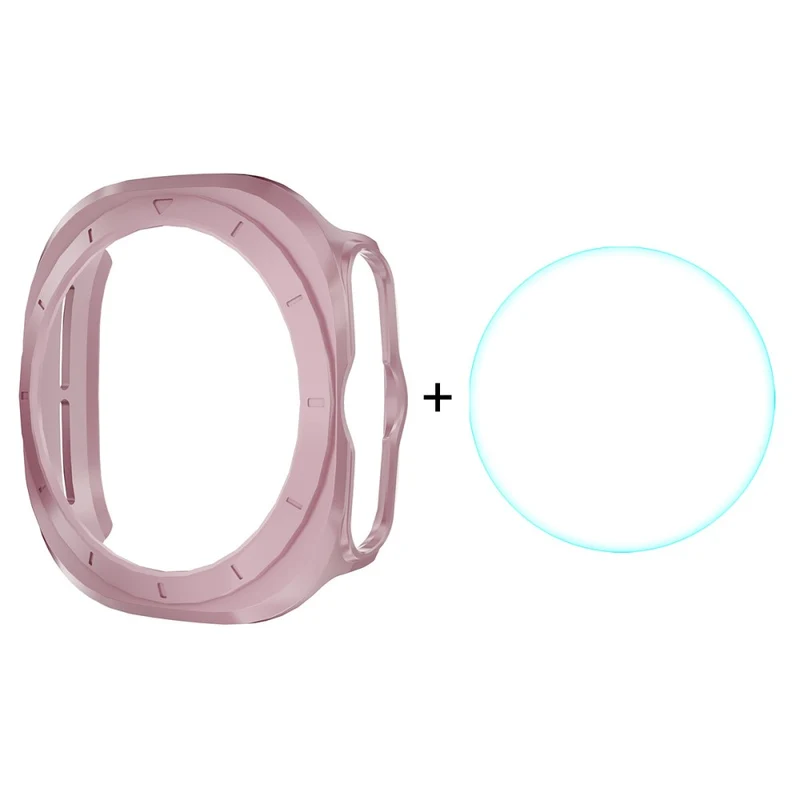 Weich Samsung Galaxy Watch Ultra 47mm Hülle mit Displayschutz in Silikon