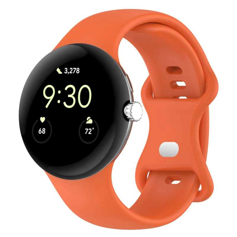 Unglaublich Bequem Google Pixel Watch 3 XL 45mm Silikon Armband