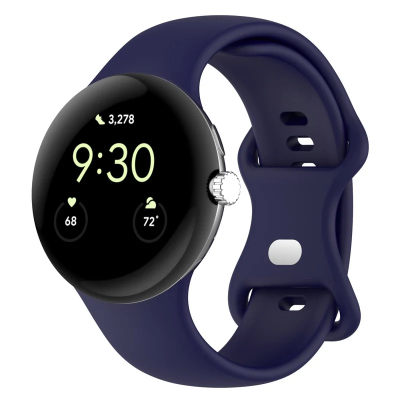 Unglaublich Bequem Google Pixel Watch 3 XL 45mm Silikon Armband