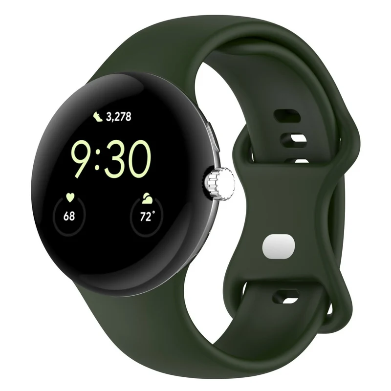 Unglaublich Bequem Google Pixel Watch 3 XL 45mm Silikon Armband