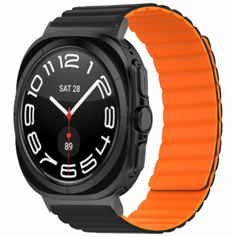 Mega Bequem Samsung Galaxy Watch Ultra 47mm Silikon Armband
