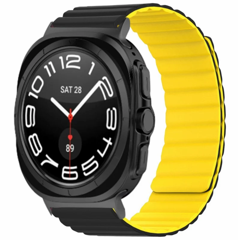 Mega Bequem Samsung Galaxy Watch Ultra 47mm Silikon Armband