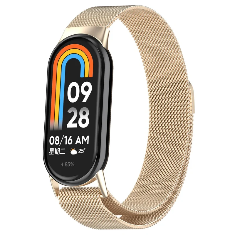 Unglaublich Bequem Xiaomi Smart Band 8 / Xiaomi Mi Band 9 Metall Universell Armband