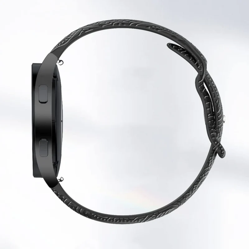 Mega Bequem 20mm Silikon Armband