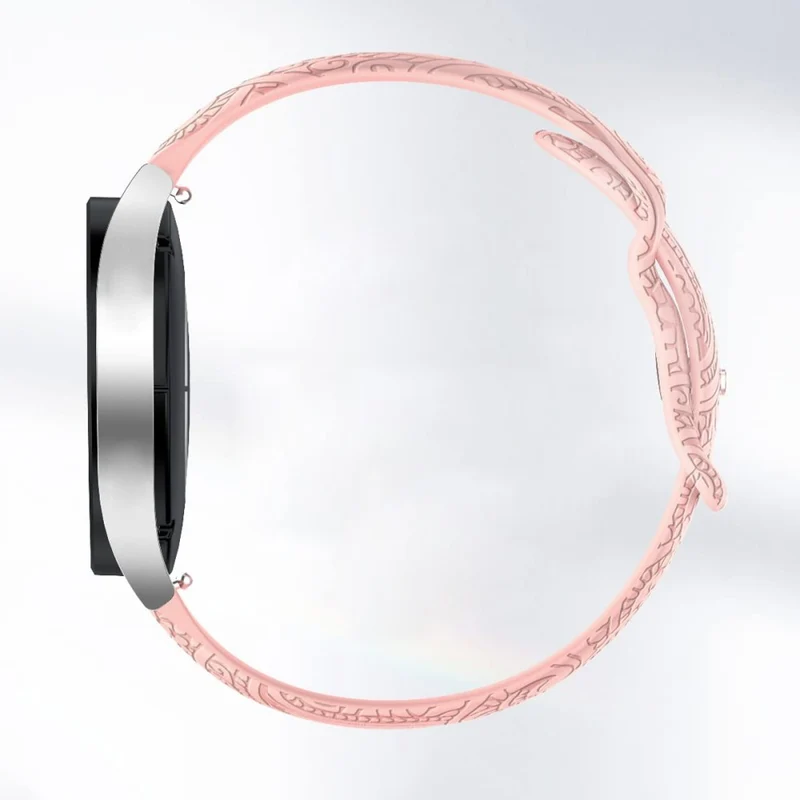 Mega Bequem 20mm Silikon Armband