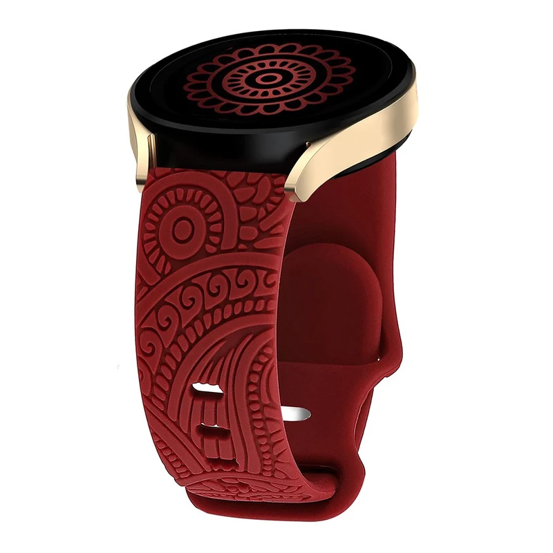 Mega Bequem 20mm Silikon Armband