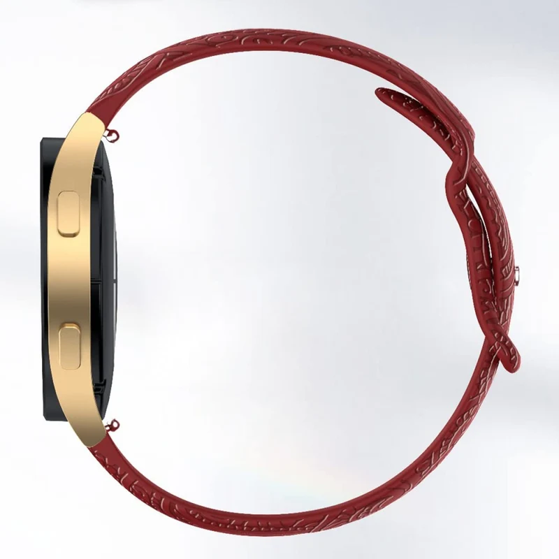 Mega Bequem 20mm Silikon Armband