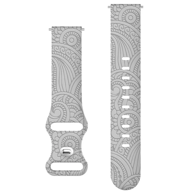 Mega Bequem 20mm Silikon Armband