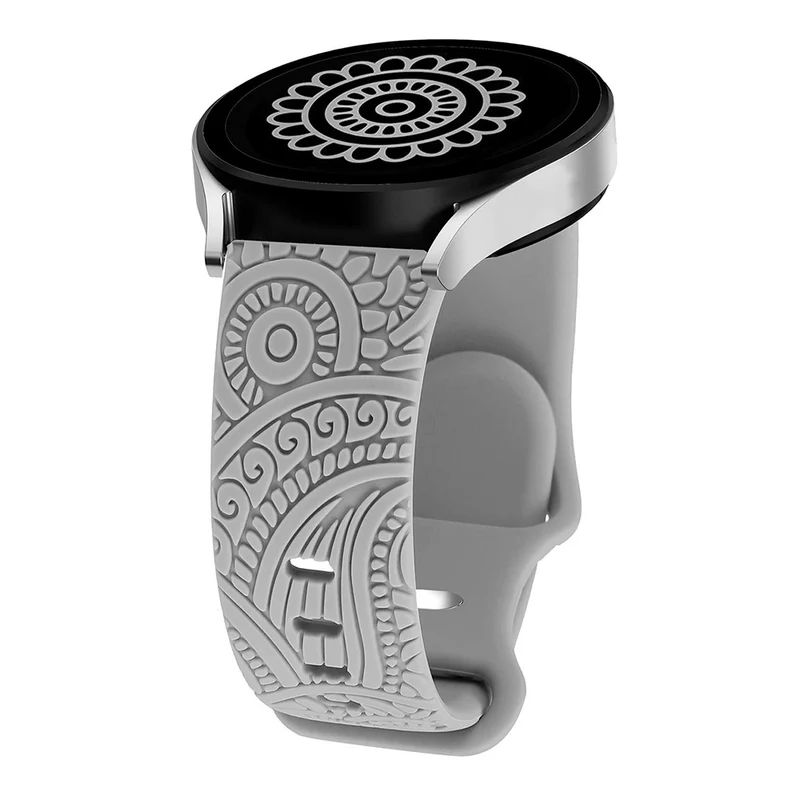 Mega Bequem 20mm Silikon Armband