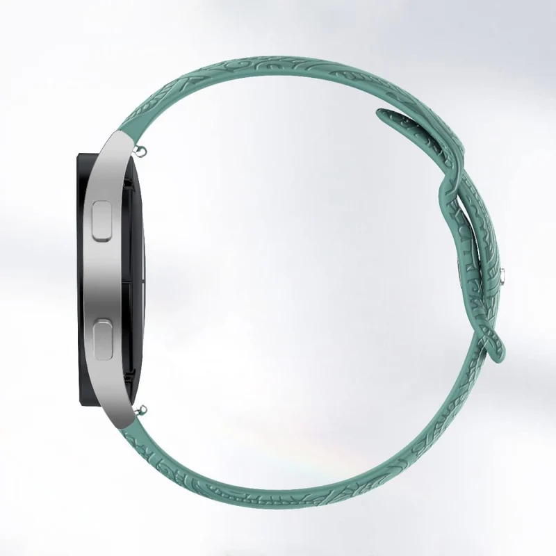 Mega Bequem 20mm Silikon Armband