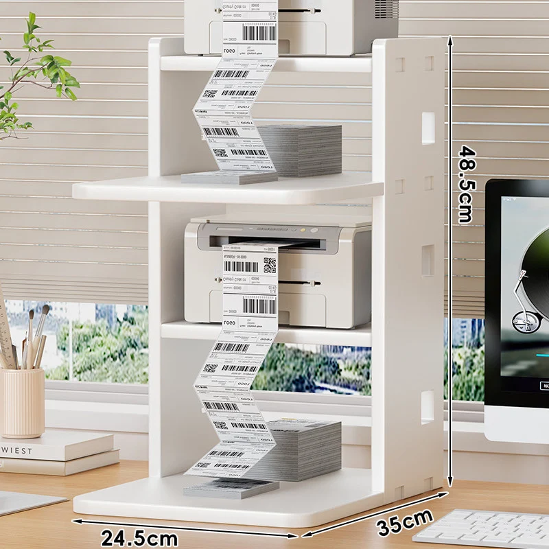 Desktop-Drucker-Ständer-Organizer mit Papierstapel-Regal