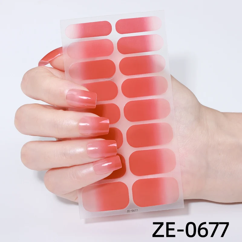 Gradient Gel Nagel Wraps