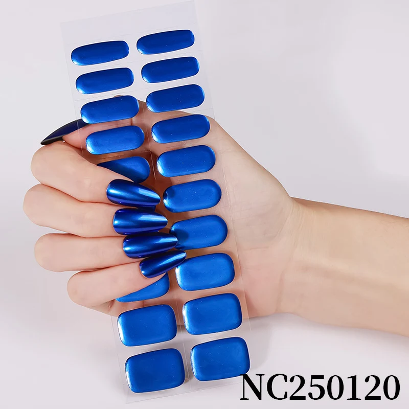 Glänzende Press-On Nail Wraps