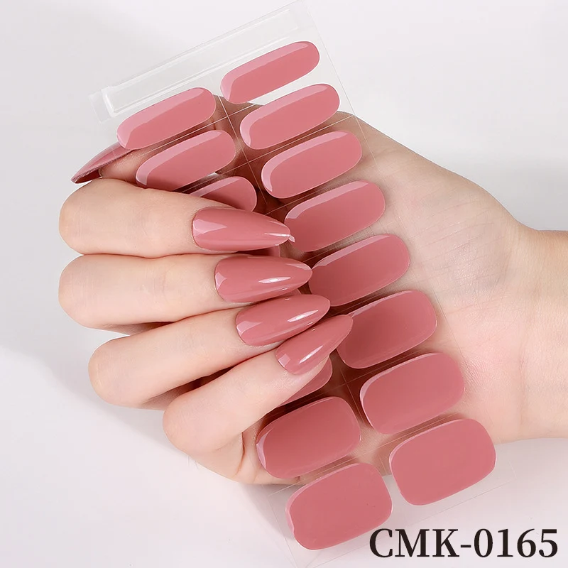 Glänzende Press-On Nail Wraps