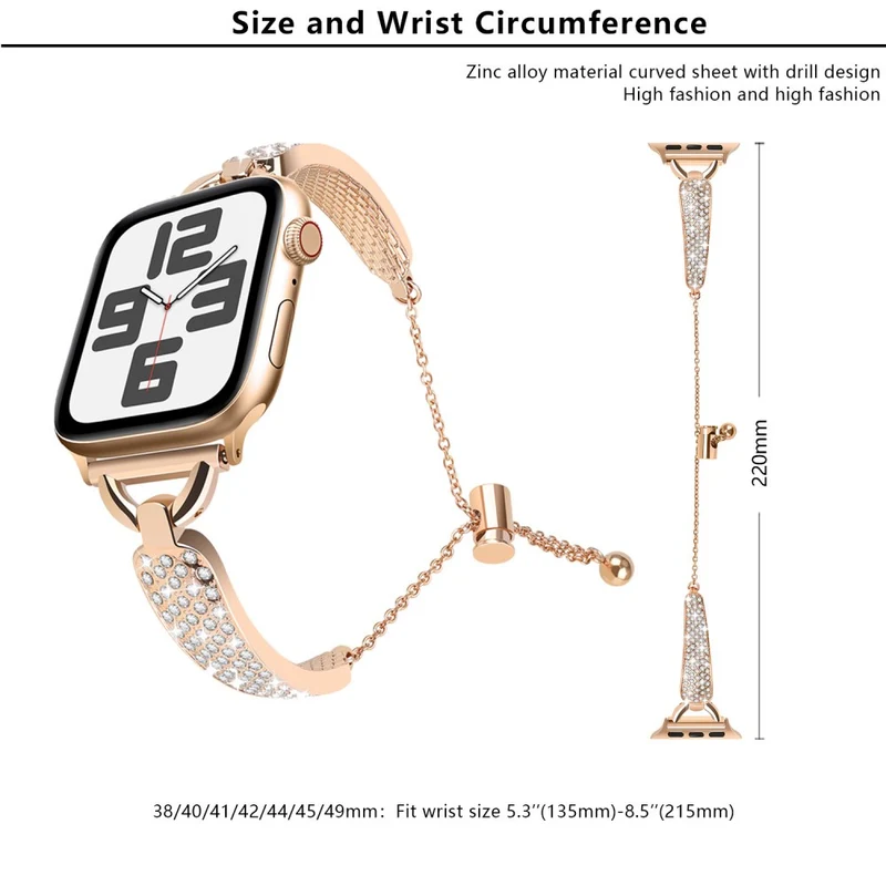 Bemerkenswert Langlebig Apple Smartwatch Metall Universell Armband