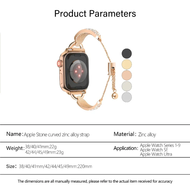 Bemerkenswert Langlebig Apple Smartwatch Metall Universell Armband