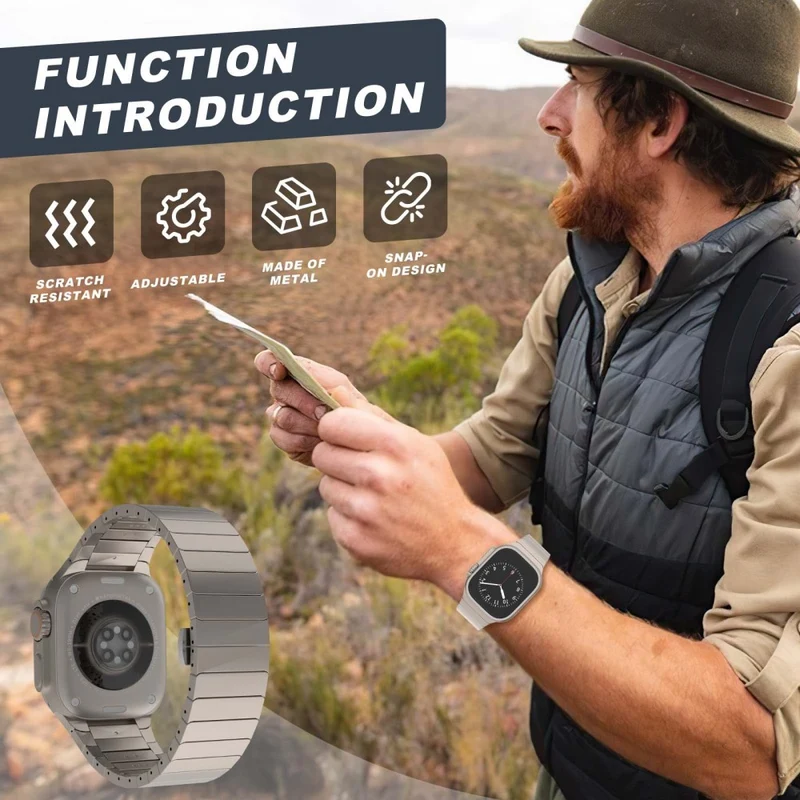 Super Robust Apple Smartwatch Metall Universell Armband