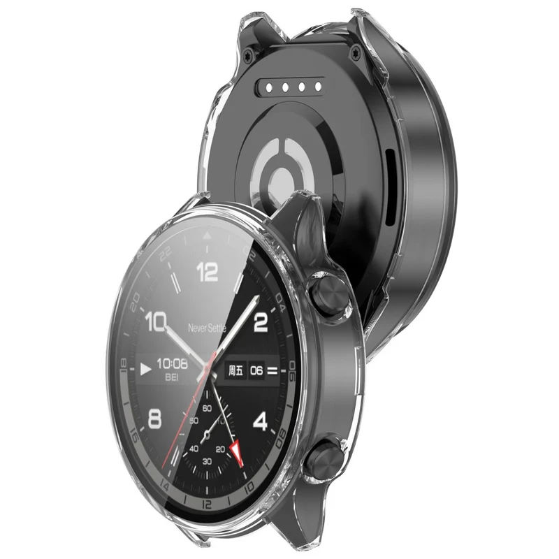 Super Schön OnePlus Watch 2 Hülle mit Displayschutz in Glas und Plastik
