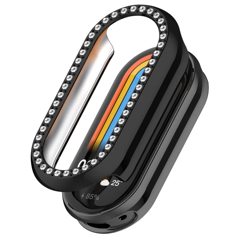 Zäh Xiaomi Mi Band 9 Plastik und Strass Hülle