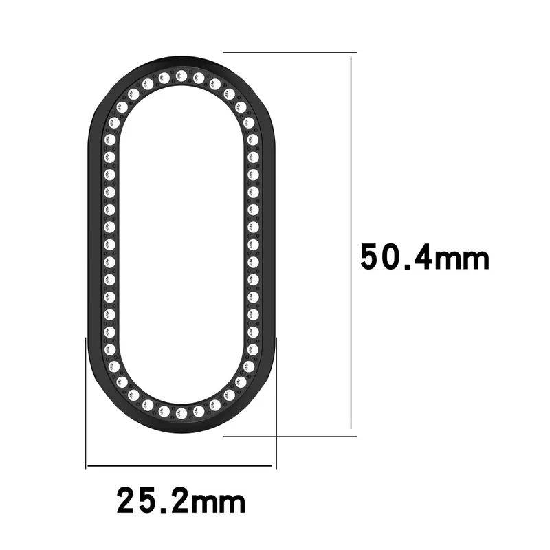 Zäh Xiaomi Mi Band 9 Plastik und Strass Hülle