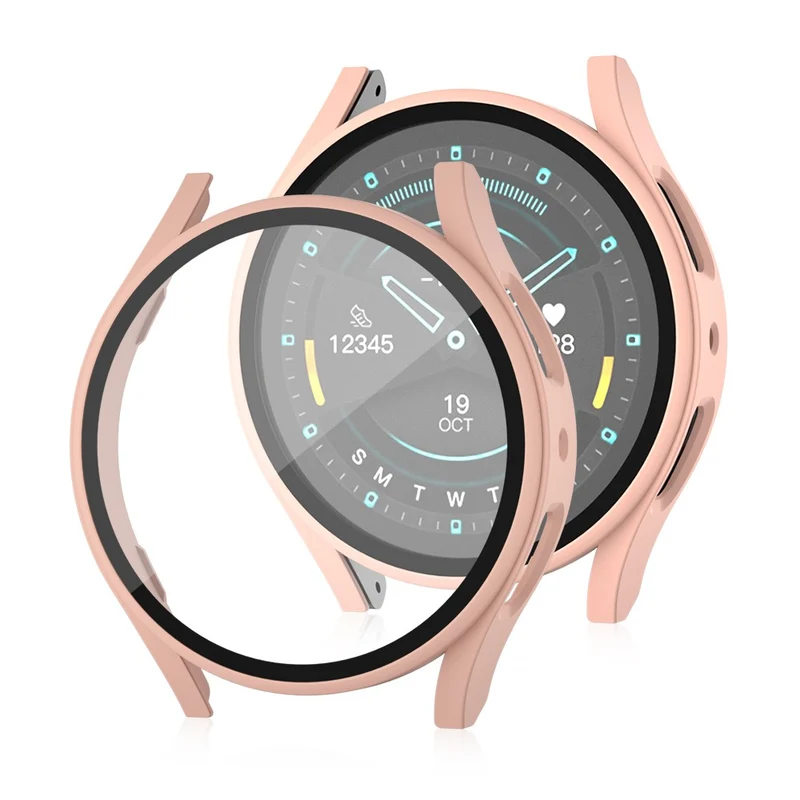 Robust Samsung Galaxy Watch 7 40mm Hülle mit Displayschutz in Glas und Plastik