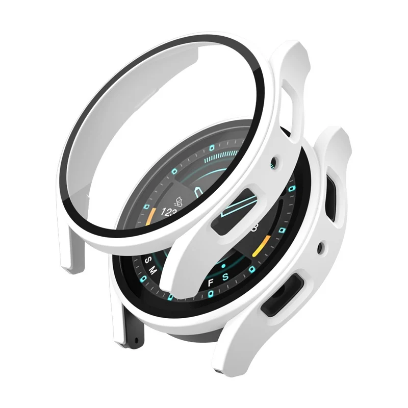 Robust Samsung Galaxy Watch 7 40mm Hülle mit Displayschutz in Glas und Plastik