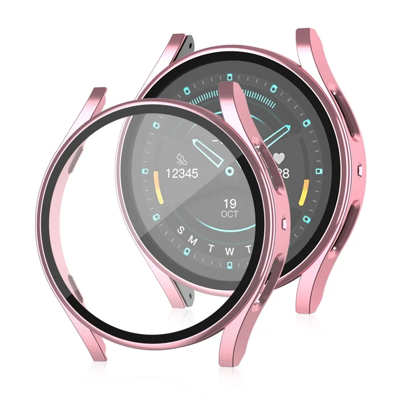 Robust Samsung Galaxy Watch 7 40mm Hülle mit Displayschutz in Glas und Plastik